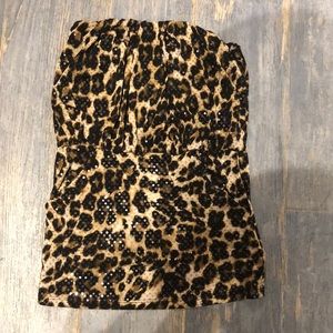 Cheetah Print Tube Top